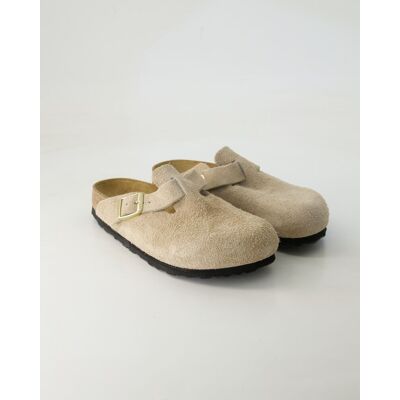 Birkenstock Schuhe - Boston Veloursleder Veloursleder (Beige, Gr. 43) Birkenstock Schuhe - Boston Veloursleder Veloursleder (Beige, Gr. 43)
