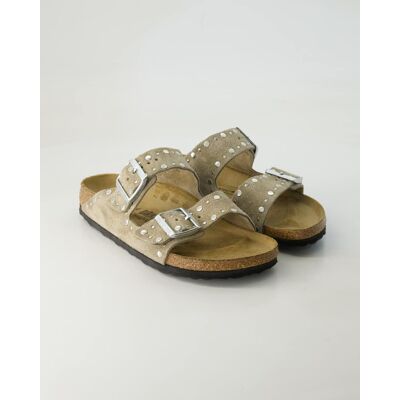 Birkenstock Schuhe - Arizona Rivet Border Veloursleder (Beige, Gr. 35) Birkenstock Schuhe - Arizona Rivet Border Veloursleder (Beige, Gr. 35)