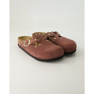 Birkenstock Schuhe - Boston Rivet Border Veloursleder (Lila, Gr. 42) Birkenstock Schuhe - Boston Rivet Border Veloursleder (Lila, Gr. 42)