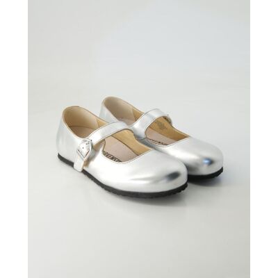 Birkenstock Schuhe - Santa Clarita Leder Leder (Silber, Gr. 38) Birkenstock Schuhe - Santa Clarita Leder Leder (Silber, Gr. 38)