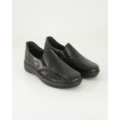 Semler Schuhe - Greta Leder und Textil (Schwarz, Gr. 40) Semler Schuhe - Greta Leder und Textil (Schwarz, Gr. 40)