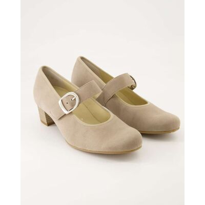 Semler Schuhe - Cleo Veloursleder (Beige, Gr. 38) Semler Schuhe - Cleo Veloursleder (Beige, Gr. 38)