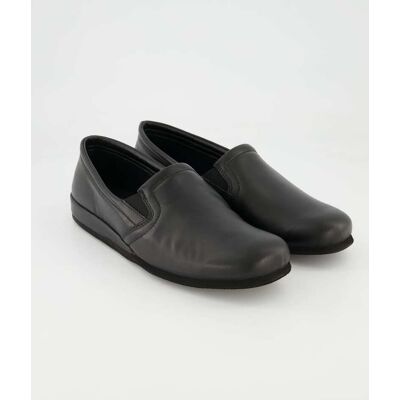 Rohde Schuhe - Hausschuh Leder (Schwarz, Gr. 40) Rohde Schuhe - Hausschuh Leder (Schwarz, Gr. 40)