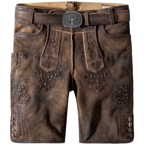 Trachtenlederhose Artur (muskat gespeckt, Gr. 58) von Stockerpoint Classics für Herren, Lederhosen, 100% echt Leder