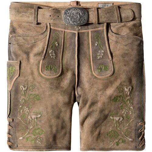 Trachtenlederhose Falkenstein (uroid, Gr. 58) von Stockerpoint classics für Herren, Lederhosen, 100% Bio-Wildbockleder