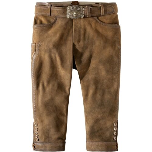Trachtenlederhose Siggi2 (havanna gespeckt, Gr. 50) von Stockerpoint Classics für Herren, Lederhosen, 100% echt Leder