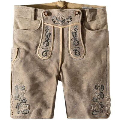 Lederhose Tobias (oid stein-grau, Gr. 48) von Stockerpoint Bergfeuer für Herren, Lederhosen, 100% Ziegenleder Lederhose Tobias (oid stein-grau, Gr. 48) von Stockerpoint Bergfeuer für Herren, Lederhosen, 100% Ziegenleder