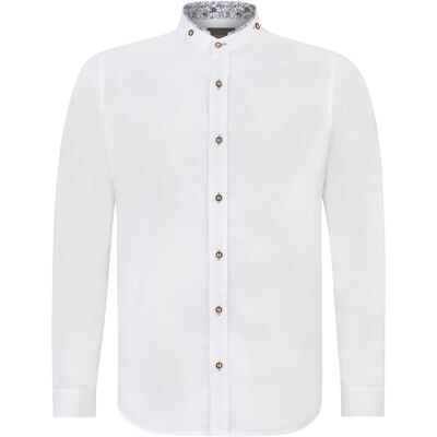Trachtenhemd Alamo (weiss-blau, Gr. 2XL) von Stockerpoint Classics für Herren, Oberteile, 100% Baumwolle Trachtenhemd Alamo (weiss-blau, Gr. 2XL) von Stockerpoint Classics für Herren, Oberteile, 100% Baumwolle