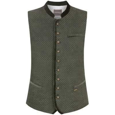 Trachtenweste Alfino (grün, Gr. 46) von Stockerpoint Classics für Herren, Oberteile, 100% Polyester Trachtenweste Alfino (grün, Gr. 46) von Stockerpoint Classics für Herren, Oberteile, 100% Polyester
