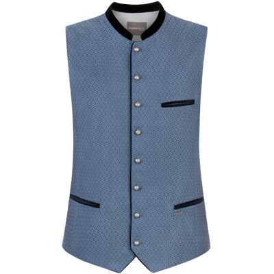 Trachtenweste Amato (blau, Gr. 46) von Stockerpoint Classics für Herren, Oberteile, 100% Polyester Trachtenweste Amato (blau, Gr. 46) von Stockerpoint Classics für Herren, Oberteile, 100% Polyester