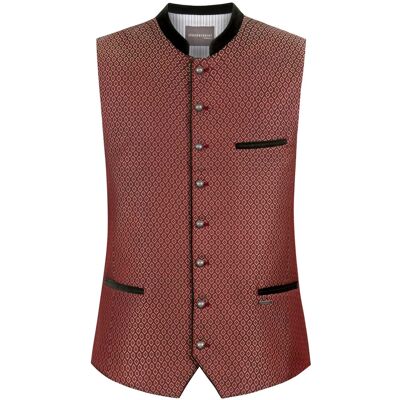 Trachtenweste Amato (ziegel, Gr. 46) von Stockerpoint Classics für Herren, Oberteile, 100% Polyester Trachtenweste Amato (ziegel, Gr. 46) von Stockerpoint Classics für Herren, Oberteile, 100% Polyester