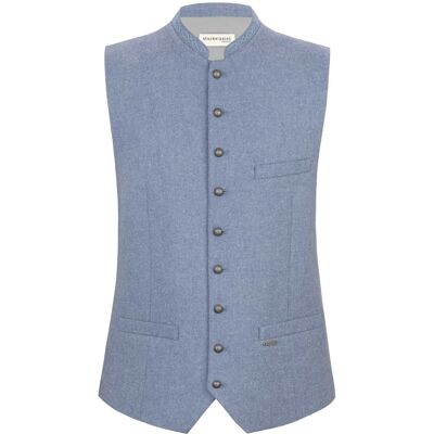Trachtenweste Devito (hellblau, Gr. 46) von Stockerpoint Classics für Herren, Oberteile, 50% Wolle, 25% Viskose, 25% Polyester Trachtenweste Devito (hellblau, Gr. 46) von Stockerpoint Classics für Herren, Oberteile, 50% Wolle, 25% Viskose, 25% Polyester