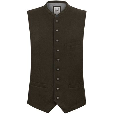 Trachtenweste Devito (forest, Gr. 46) von Stockerpoint Classics für Herren, Oberteile, 50% Wolle, 25% Viskose, 25% Polyester Trachtenweste Devito (forest, Gr. 46) von Stockerpoint Classics für Herren, Oberteile, 50% Wolle, 25% Viskose, 25% Polyester