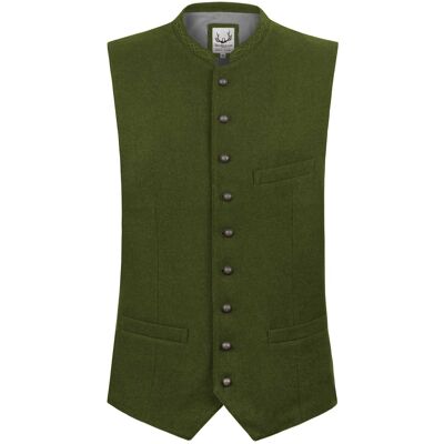 Trachtenweste Devito (grün, Gr. 54) von Stockerpoint Classics für Herren, Oberteile, 50% Wolle, 25% Viskose, 25% Polyester Trachtenweste Devito (grün, Gr. 54) von Stockerpoint Classics für Herren, Oberteile, 50% Wolle, 25% Viskose, 25% Polyester