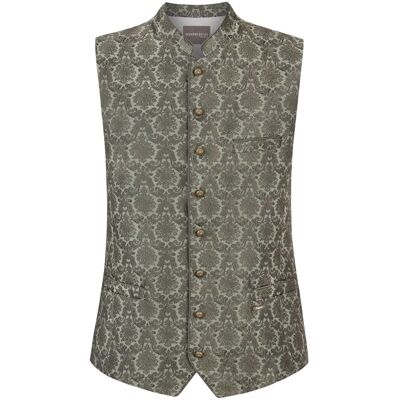 Trachtenweste Dino (salbei, Gr. 48) von Stockerpoint Classics für Herren, Oberteile, 100% Polyester Trachtenweste Dino (salbei, Gr. 48) von Stockerpoint Classics für Herren, Oberteile, 100% Polyester