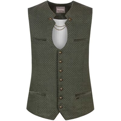 Trachtenweste Eraldo (grün, Gr. 46) von Stockerpoint Classics für Herren, Oberteile, 100% Polyester Trachtenweste Eraldo (grün, Gr. 46) von Stockerpoint Classics für Herren, Oberteile, 100% Polyester