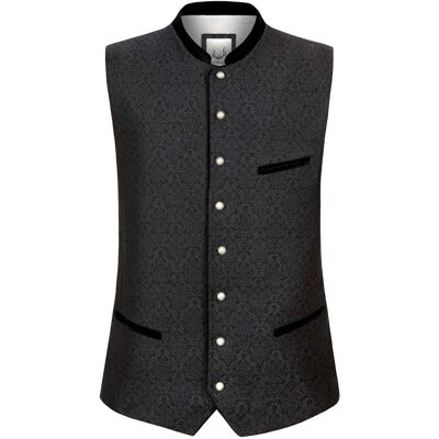 Trachtenweste Leono (schwarz, Gr. 54) von Stockerpoint Classics für Herren, Oberteile, 70% Polyamid, 15% Baumwolle, 15% Viskose Trachtenweste Leono (schwarz, Gr. 54) von Stockerpoint Classics für Herren, Oberteile, 70% Polyamid, 15% Baumwolle, 15% Viskose