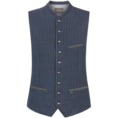 Trachtenweste Livio (blau, Gr. 54) von Stockerpoint Classics für Herren, Oberteile, 100% Polyester Trachtenweste Livio (blau, Gr. 54) von Stockerpoint Classics für Herren, Oberteile, 100% Polyester