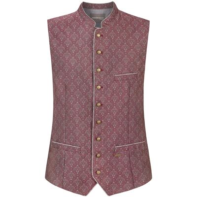 Trachtenweste Morris (bordeaux, Gr. 48) von Stockerpoint Classics für Herren, Oberteile, 100% Polyester Trachtenweste Morris (bordeaux, Gr. 48) von Stockerpoint Classics für Herren, Oberteile, 100% Polyester