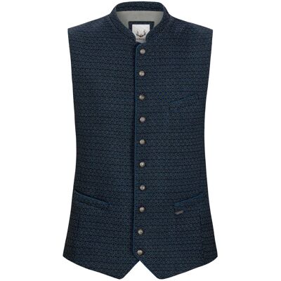 Trachtenweste Renato (blau, Gr. 48) von Stockerpoint Classics für Herren, Oberteile, 75% Polyamid, 15% Viskose, 10% Baumwolle Trachtenweste Renato (blau, Gr. 48) von Stockerpoint Classics für Herren, Oberteile, 75% Polyamid, 15% Viskose, 10% Baumwolle