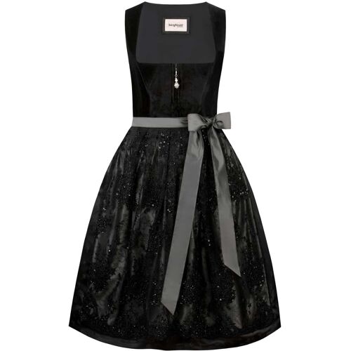 Dirndl Esta (schwarz, Gr. 40) von Stockerpoint Bergfeuer Couture für Damen, 60% Polyester, 40% Baumwolle