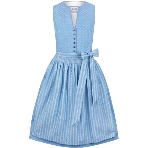 Dirndl Fina (hellblau, Gr. 40) von Stockerpoint Heimatgwand für Damen, 100% Baumwolle
