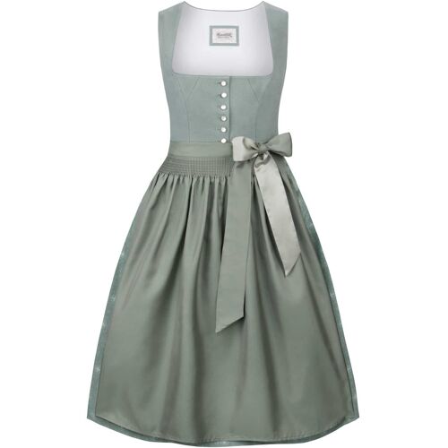 Dirndl Helene (salbei, Gr. 32) von Stockerpoint Heimatgwand für Damen, 60% Baumwolle, 40% Leinen
