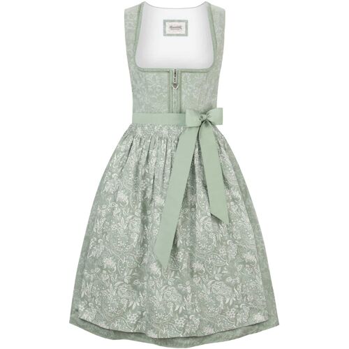 Dirndl Karoline (salbei, Gr. 48) von Stockerpoint Heimatgwand für Damen, 100% Baumwolle