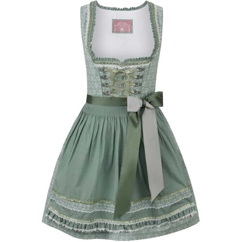 Dirndl Kim (salbei, Gr. 36) von Stockerpoint Wiesnwuid für Damen, 100% Baumwolle