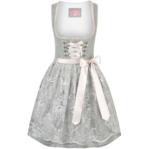Dirndl Loredana (salbei, Gr. 44) von Stockerpoint Wiesnwuid für Damen, 40% Baumwolle, 60% Polyester