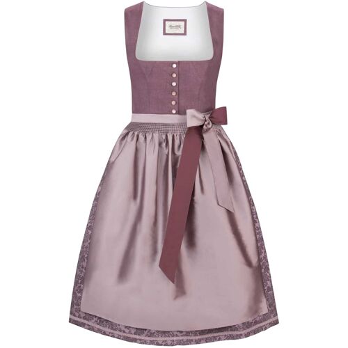 Dirndl Lucy (beere, Gr. 36) von Stockerpoint Heimatgwand für Damen, 60% Polyester, 40% Leinen