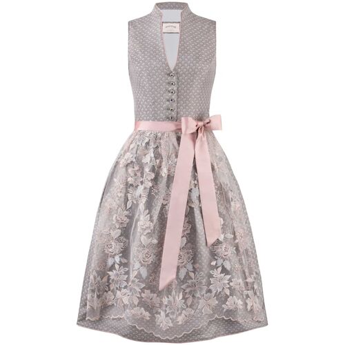 Dirndl Madlenka (grau, Gr. 42) von Stockerpoint Bergfeuer Couture für Damen, 100% Polyester