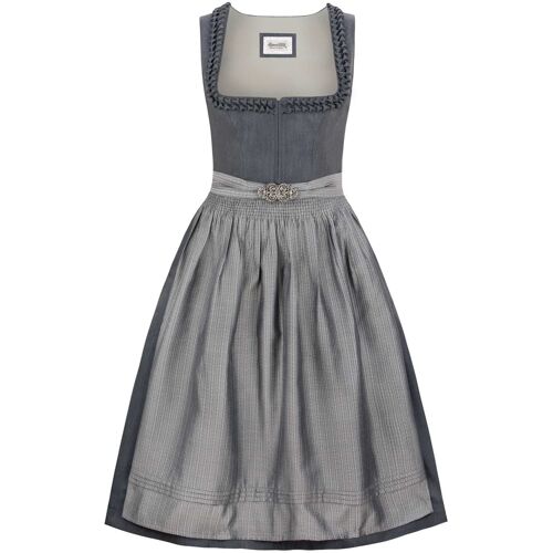 Dirndl Moana (grau, Gr. 46) von Stockerpoint Heimatgwand für Damen, 60% Polyester,40% Viscose 60% Polyester 40% Viscose
