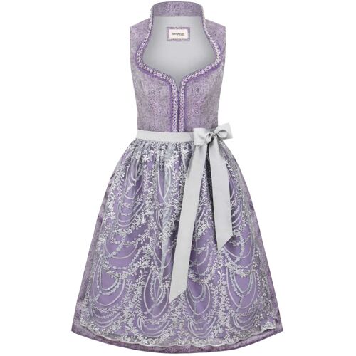 Dirndl Nadira (lila, Gr. 48) von Stockerpoint Bergfeuer Couture für Damen, 100 % Polyester