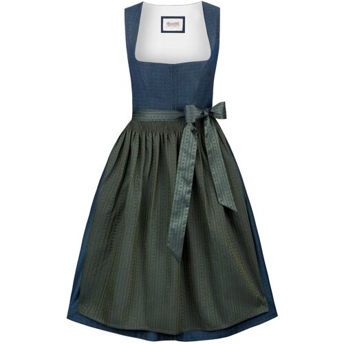 Dirndl Olivia (blau, Gr. 48) von Stockerpoint Heimatgwand für Damen, 100% Polyester