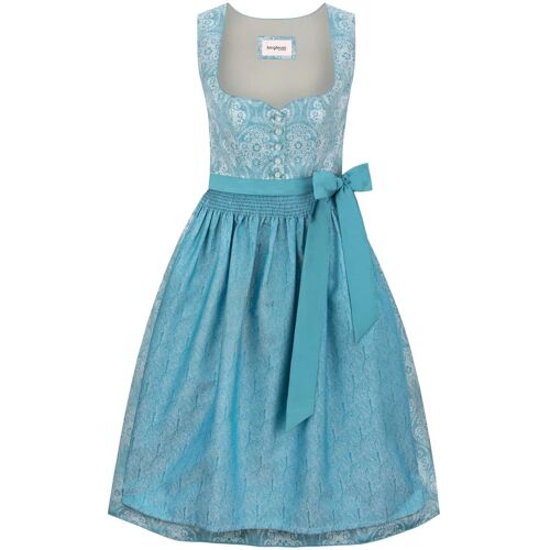 Dirndl Rajana (türkis, Gr. 32) von Stockerpoint Bergfeuer Couture für Damen, 100 % Polyester