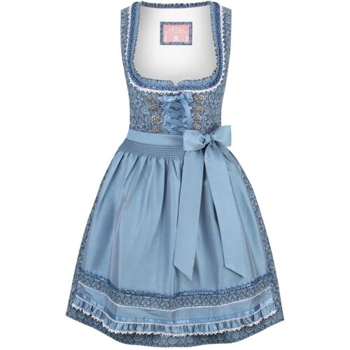 Dirndl Ruby (blau, Gr. 32) von Stockerpoint Wiesnwuid für Damen, 100% Baumwolle