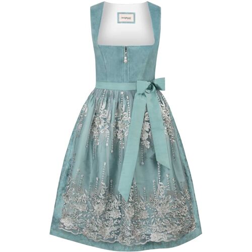 Dirndl Sarah (petrol, Gr. 38) von Stockerpoint Bergfeuer Couture für Damen, 60% Polyester, 40% Baumwolle