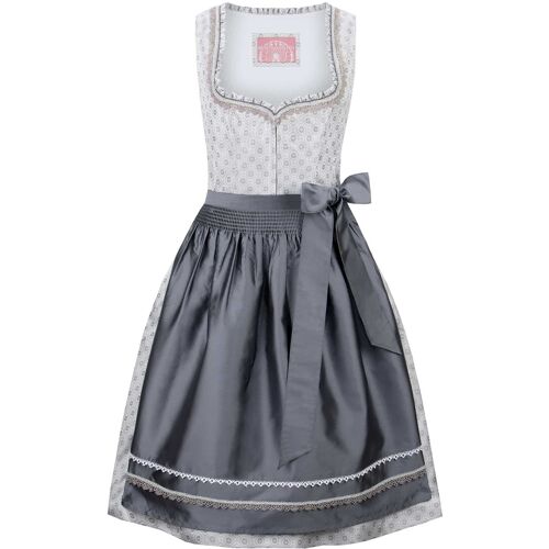 Dirndl Sonja (hellgrau, Gr. 36) von Stockerpoint Wiesnwuid für Damen, 100% Polyester