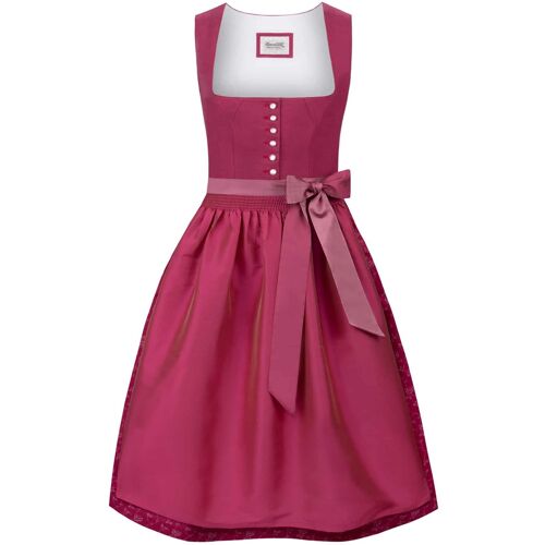 Dirndl Viano (Beere, Gr. 36) von Stockerpoint Heimatgwand für Damen, 60% Baumwolle, 40% Leinen