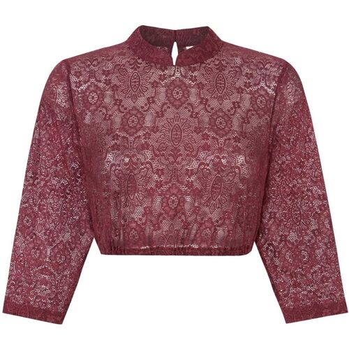 Dirndlbluse Celine (bordeaux, Gr. 44) von Stockerpoint für Damen, Oberteile, 90% Polyamid, 10% Elastan