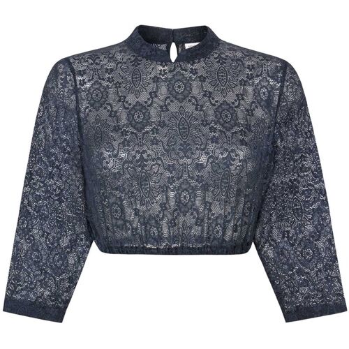 Dirndlbluse Celine (dunkelblau, Gr. 32) von Stockerpoint für Damen, Oberteile, 90% Polyamid, 10% Elastan