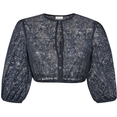 Dirndlbluse Rachel (dunkelblau, Gr. 44) von Stockerpoint für Damen, Oberteile, 90% Polyamid, 10% Elastan