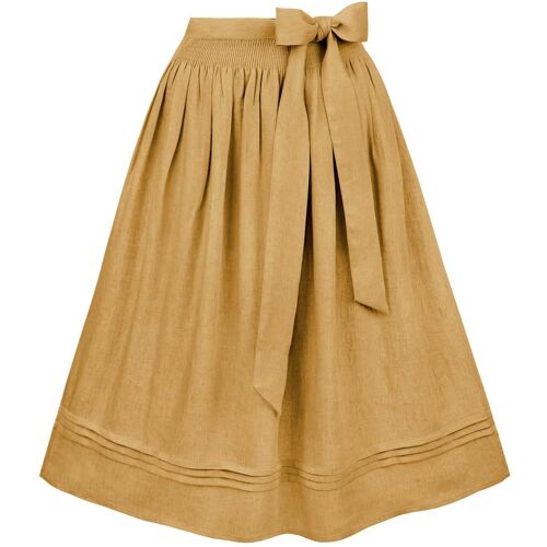 Dirndlschürze Mina (honig, Gr. 2 (40-44)) von Stockerpoint für Damen, 70% Leinen, 30% Viskose