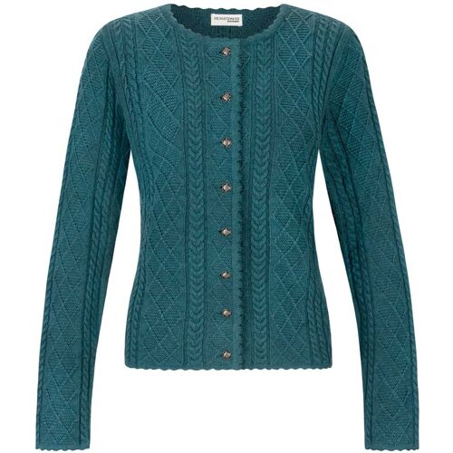 Oberteile (petrol, Gr. 42) von Stockerpoint Heimatgwand für Damen, 50% Wolle, 50% Baumwolle