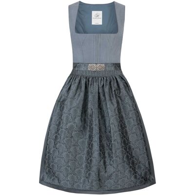 Dirndl Aurelia (rauchblau, Gr. 42) von Stockerpoint Heimatgwand für Damen, Mieder: 100% Polyester, Rock: 39% Baumwolle, 61% Polyester Dirndl Aurelia (rauchblau, Gr. 42) von Stockerpoint Heimatgwand für Damen, Mieder: 100% Polyester, Rock: 39% Baumwolle, 61% Polyester