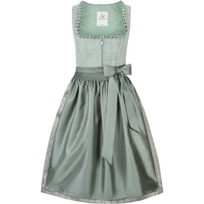 Dirndl Lunara (salbei, Gr. 42) von Stockerpoint Heimatgwand für Damen, Mieder: 100% Polyester, Rock: 42% Baumwolle, 58% Polyester Dirndl Lunara (salbei, Gr. 42) von Stockerpoint Heimatgwand für Damen, Mieder: 100% Polyester, Rock: 42% Baumwolle, 58% Polyester