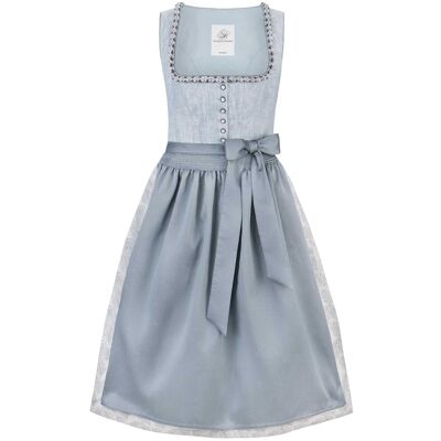 Dirndl Sarina (hellblau, Gr. 42) von Stockerpoint Heimatgwand für Damen, Mieder: 100% Leinen, Rock: 100% Baumwolle Dirndl Sarina (hellblau, Gr. 42) von Stockerpoint Heimatgwand für Damen, Mieder: 100% Leinen, Rock: 100% Baumwolle