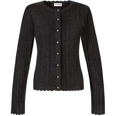Trachtenstrickjacke Jasmina (anthrazit, Gr. 34) von Stockerpoint Heimatgwand für Damen, Oberteile, 50% Baumwolle, 50% Polyacryl Trachtenstrickjacke Jasmina (anthrazit, Gr. 34) von Stockerpoint Heimatgwand für Damen, Oberteile, 50% Baumwolle, 50% Polyacryl