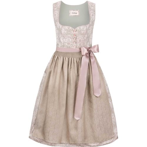 Dirndl Rajana (rose, Gr. 44) von Stockerpoint Bergfeuer Couture für Damen, 100 % Polyester